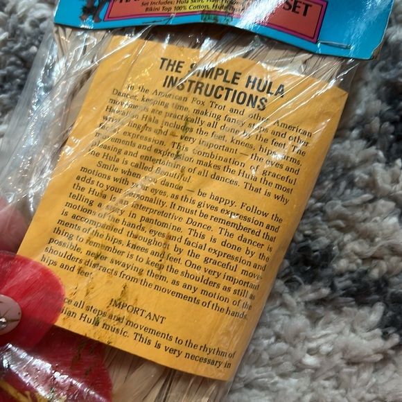 HAWAIIAN 🌺 HULA SKIRT SET ~ infant age 1-5 ~ Halloween costume ~ dress up! - Picture 8 of 9